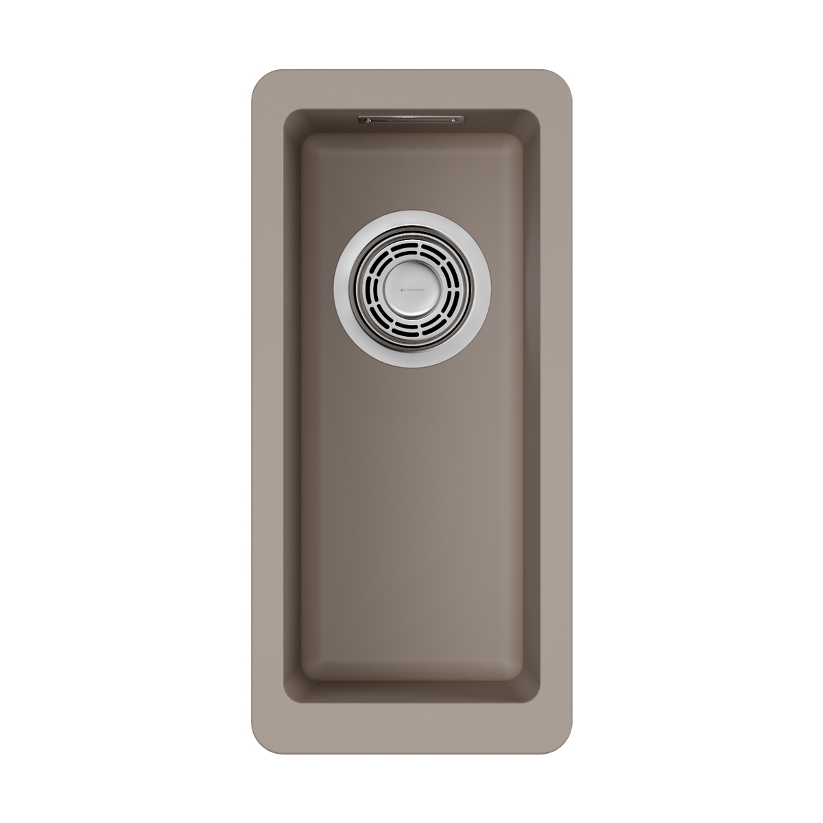 Изображение товара Подстольная мойка Omoikiri Kata 20-U-SA бежевый искусственный гранит 20x42 см