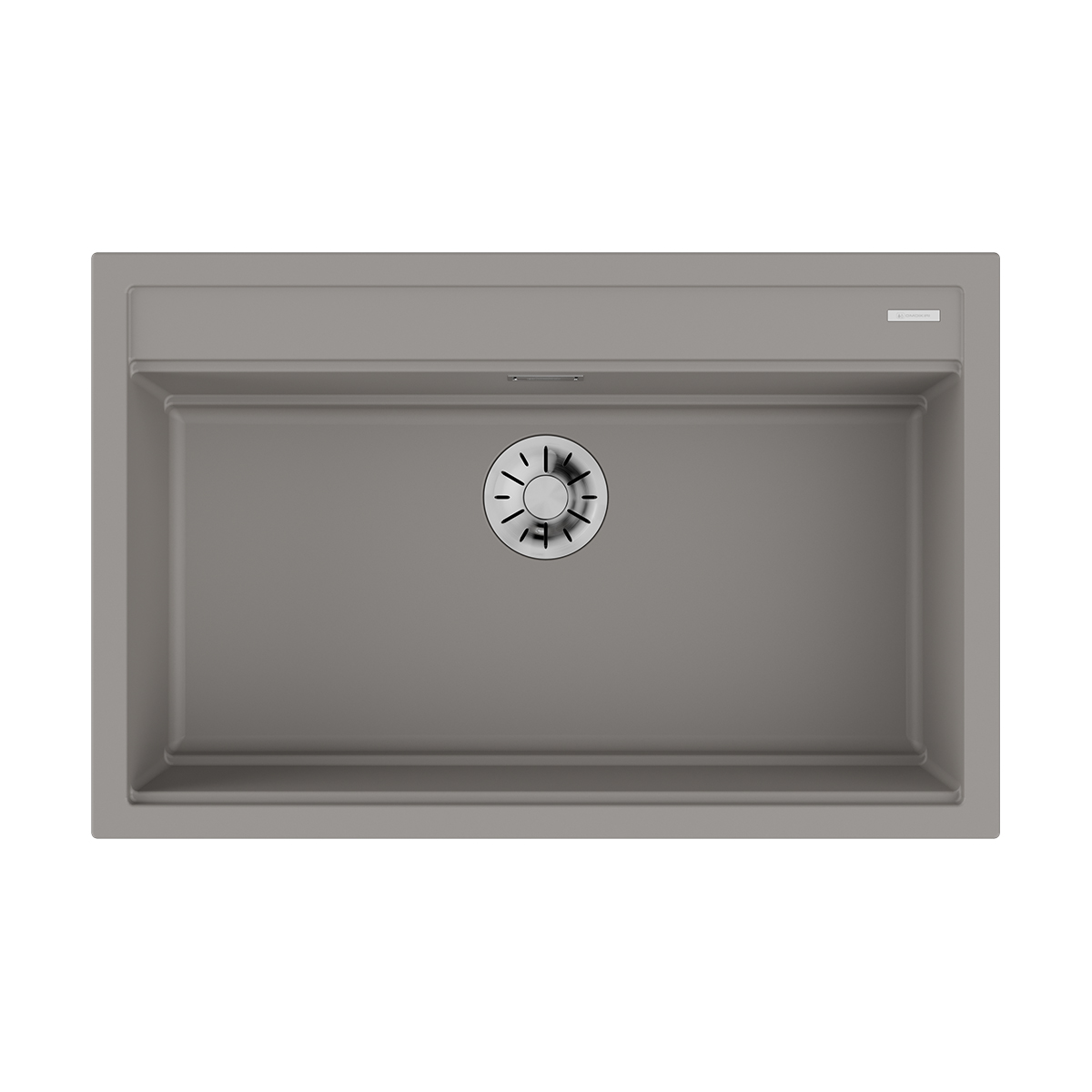 Изображение товара Мойка накладная Omoikiri Kitagawa 79x51 см из керамики с сифоном, матовая