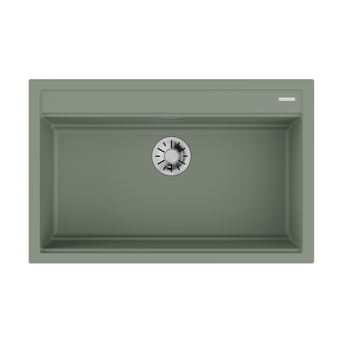 Изображение товара Мойка накладная Omoikiri Kitagawa 79-LB-WG 79x51x22 зеленая керамическая