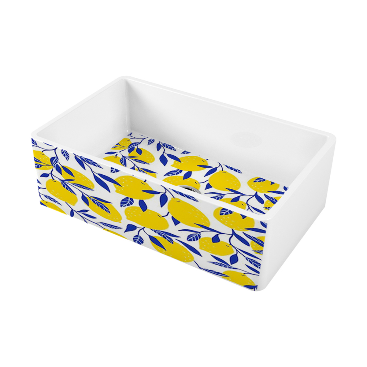 Изображение товара Кухонная мойка фронтальная Omoikiri Mikura 76-Lemon белая 76x46x25,4