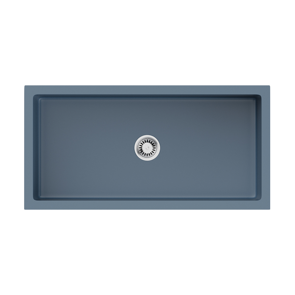 Изображение товара Мойка кухонная Omoikiri Mikura 91-SB голубая из NATCERAMIC 91x46 см