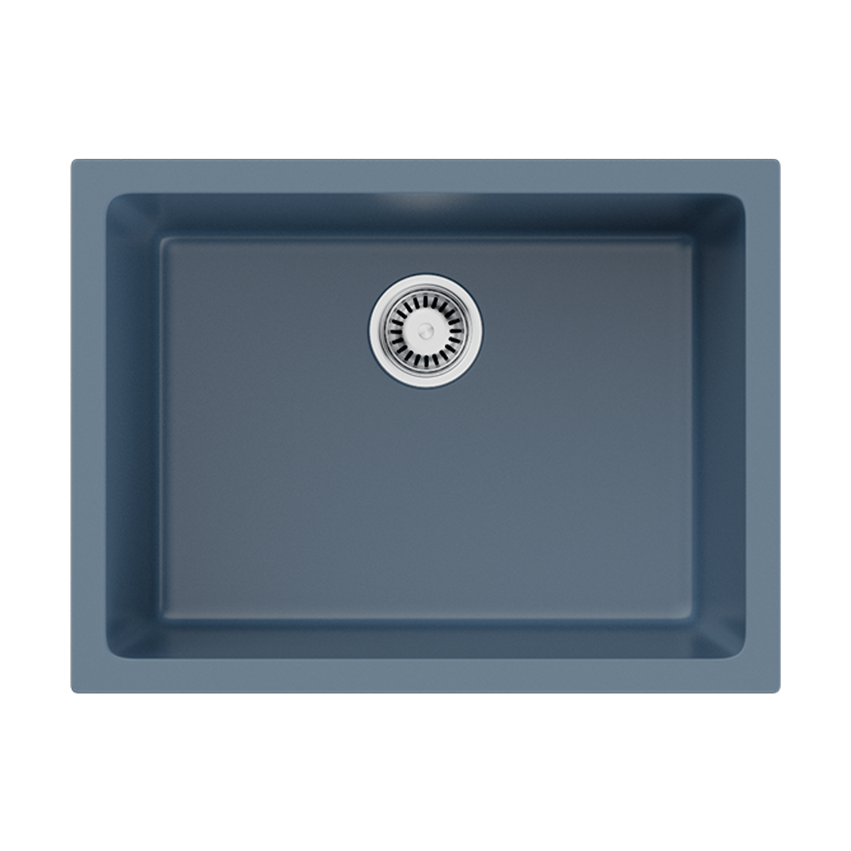 Изображение товара Кухонная накладная керамическая мойка Omoikiri Okinoshima 61x46 см голубая