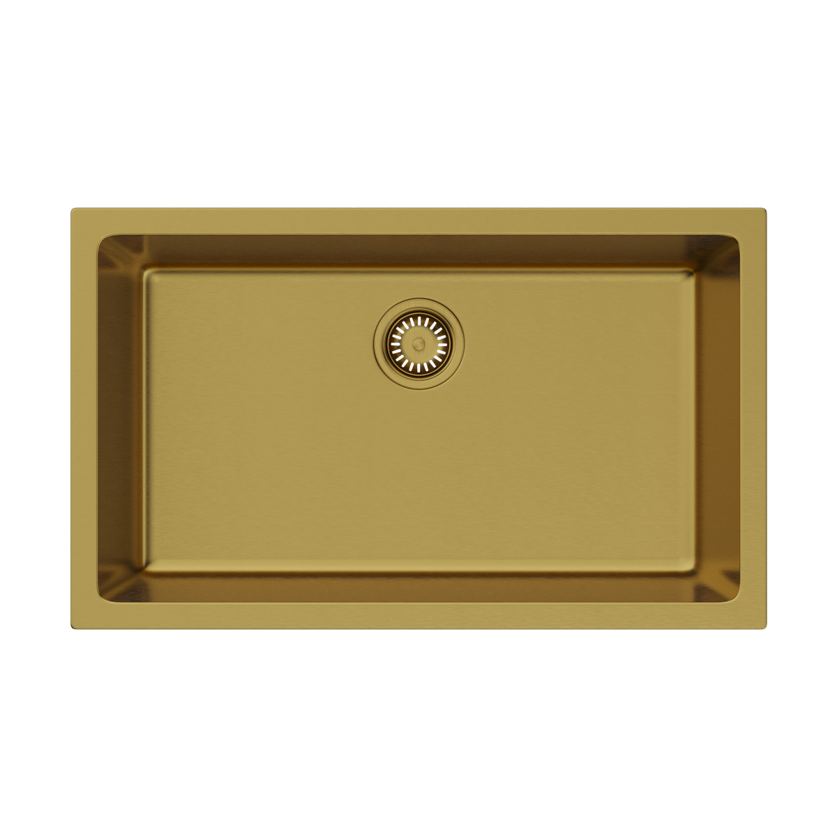 Изображение товара Мойка накладная Omoikiri Okinoshima 76-U/I-G золотистая 76x46x25,5см.