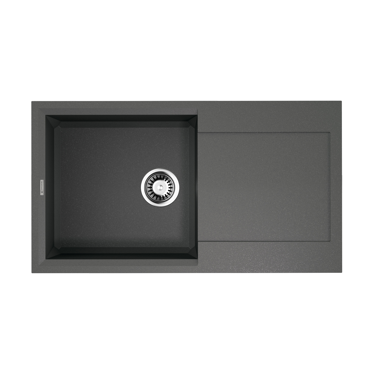 Изображение товара Мойка накладная Omoikiri Sakaime 78-PL темно-серая 78x43,5x21