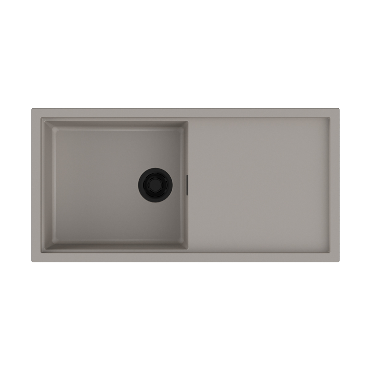 Изображение товара Мойка накладная Omoikiri Sintesi 100-GR серая 10x50x21,7