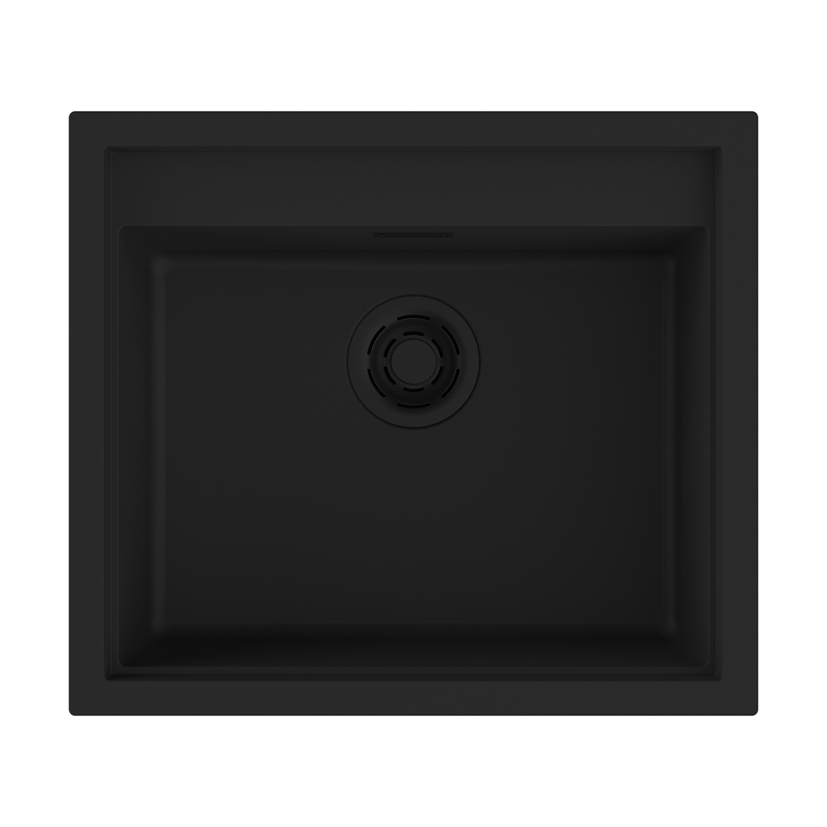 Изображение товара Мойка накладная Omoikiri Sintesi 57-GB черная из керамики 57x50 см