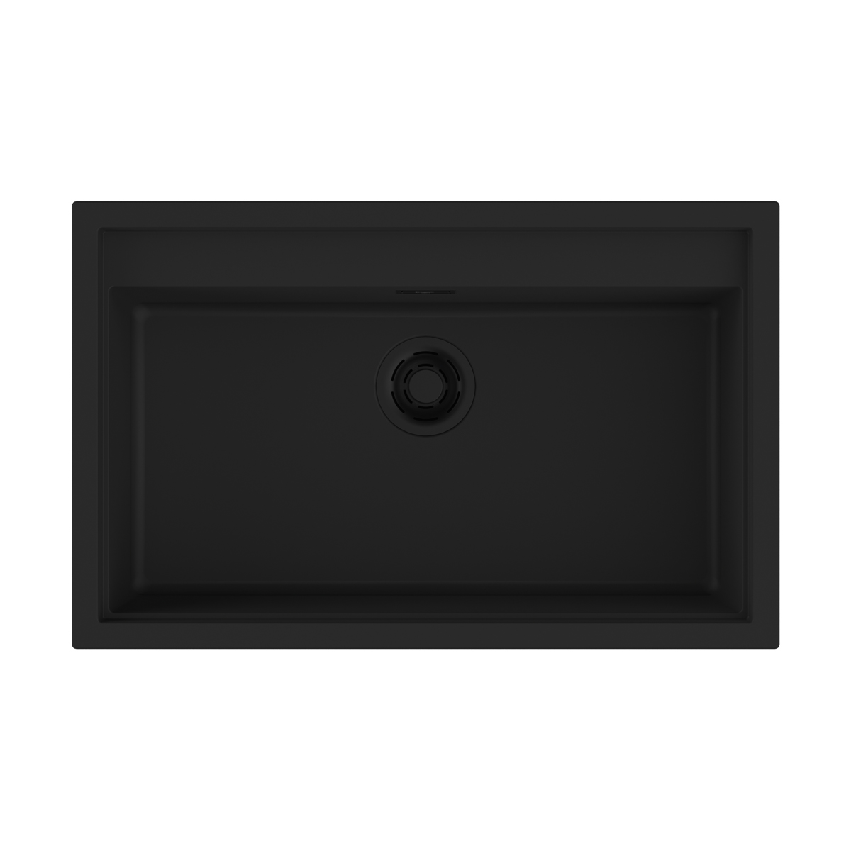 Изображение товара Мойка накладная Omoikiri Sintesi 79-GB черная 79x50 см из керамики