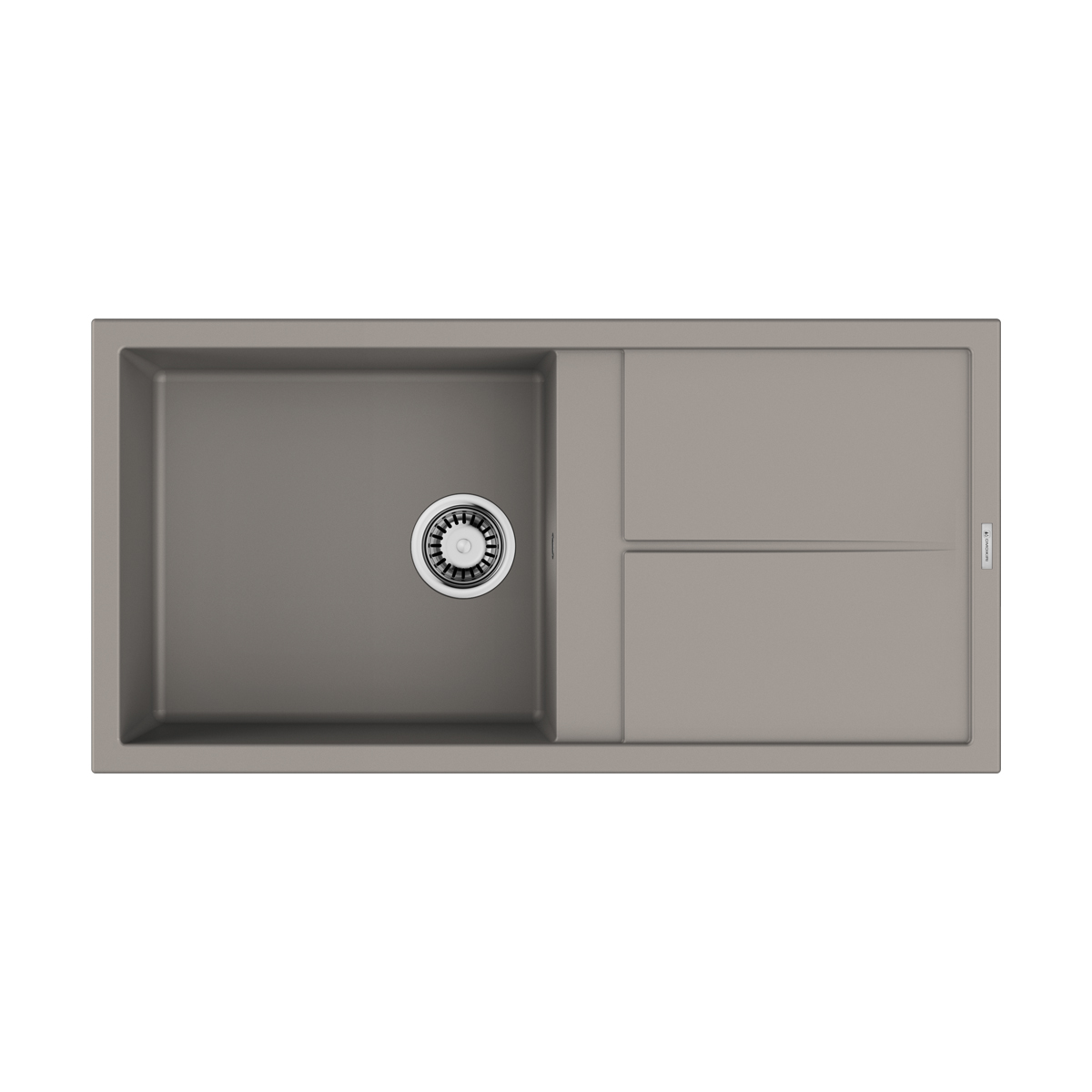 Изображение товара Мойка накладная Omoikiri Sumi 100-BL черная из керамики 10x50x20 см