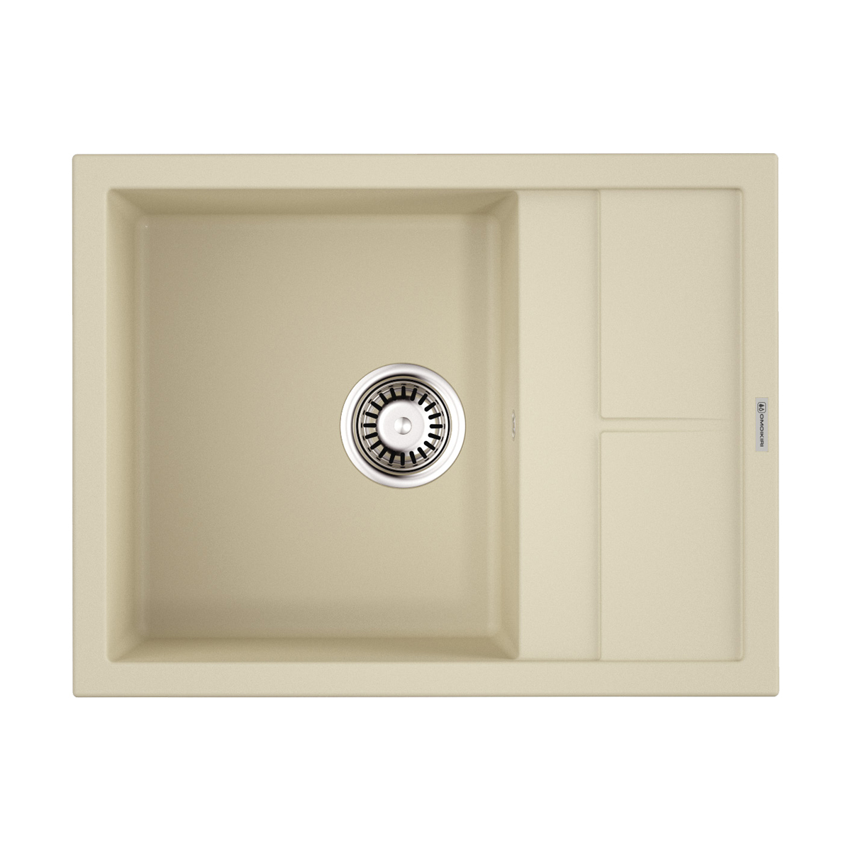 Изображение товара Мойка накладная Omoikiri Sumi 65-GR серая 65x50x20