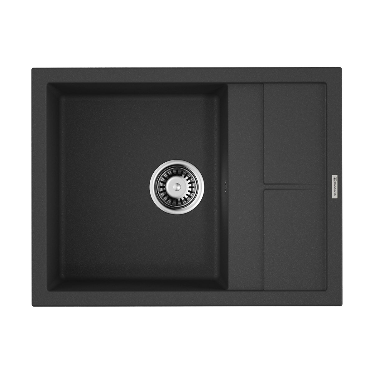 Изображение товара Мойка накладная Omoikiri Sumi 65-PL темно-серая 65x50x20