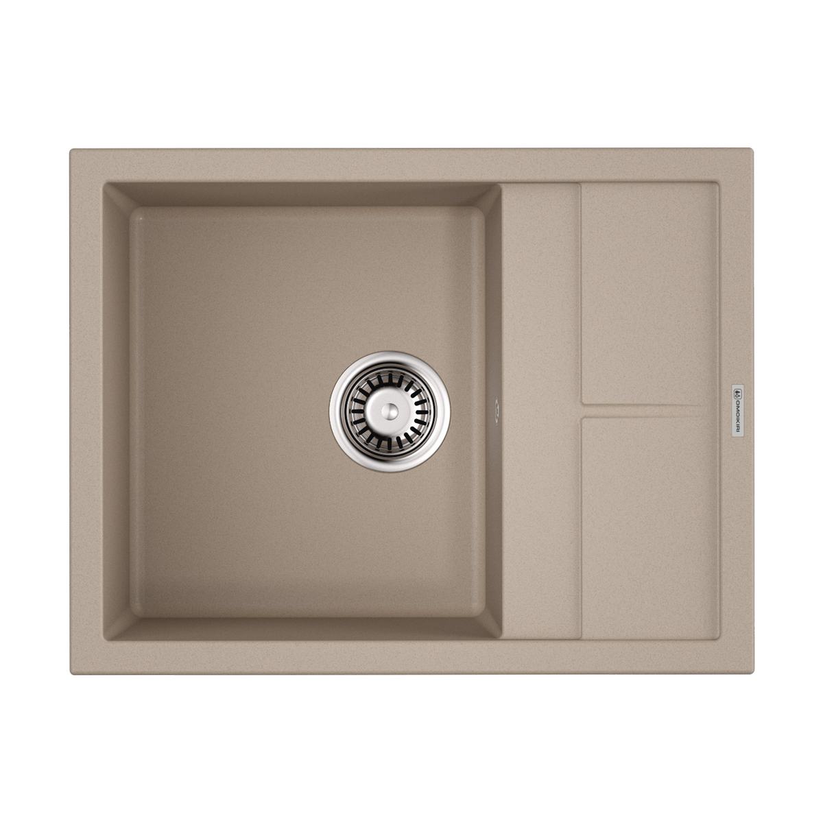 Изображение товара Мойка накладная Omoikiri Sumi 65A-WG зеленая 65x50x20