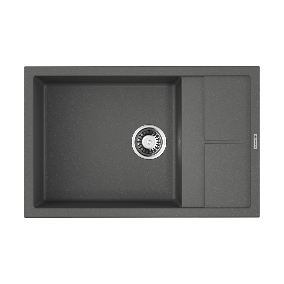 Изображение товара Мойка накладная Omoikiri Sumi 78A-LB-GR, искусственный гранит, 78x50x20 см