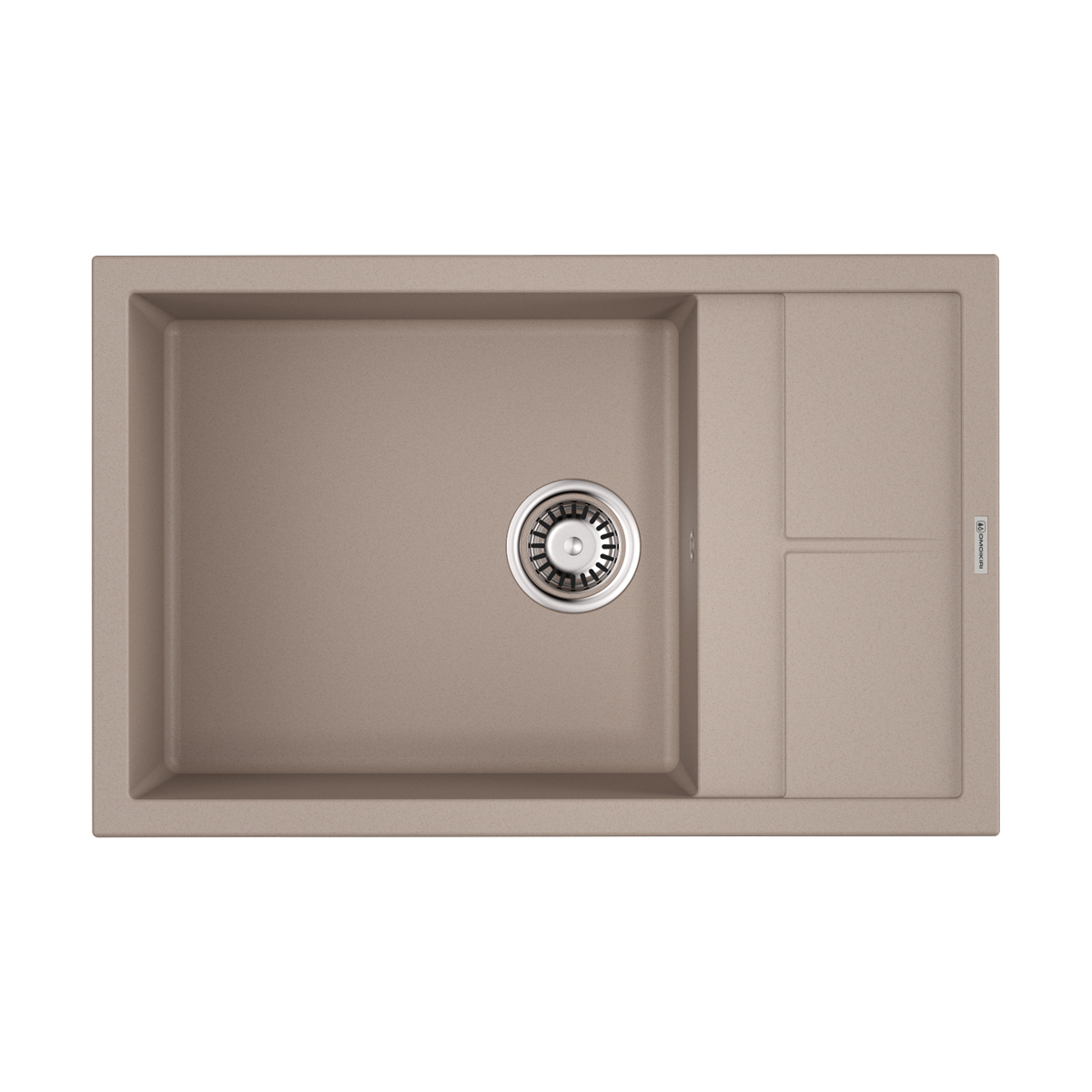 Изображение товара Накладная кухонная мойка Omoikiri Sumi 78x50 см, искусственный гранит