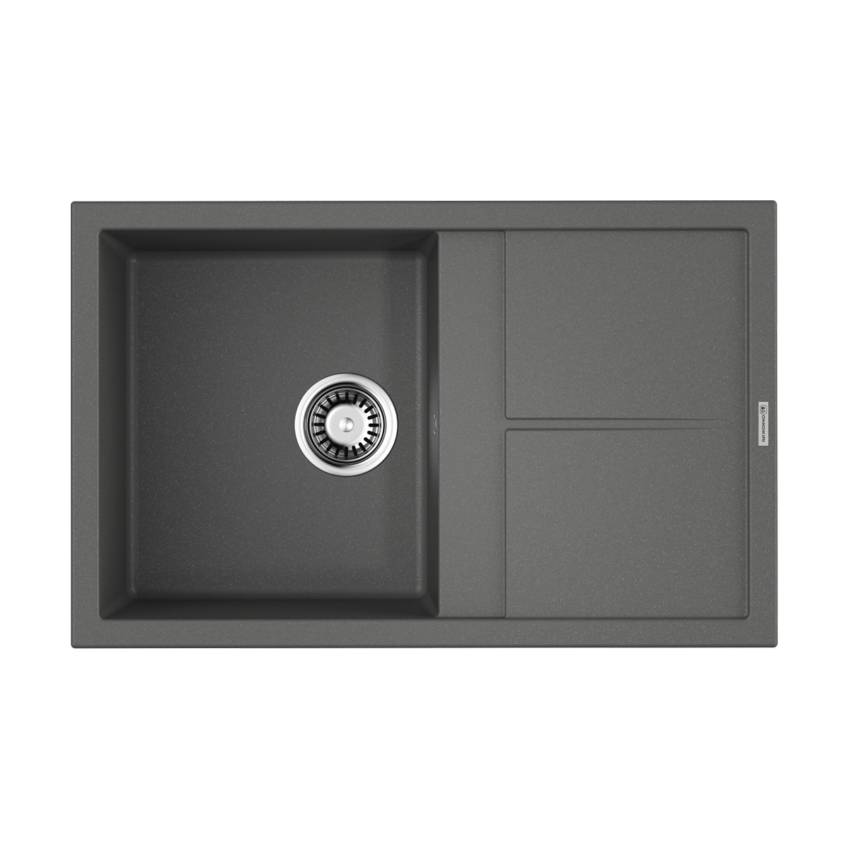 Изображение товара Мойка накладная Omoikiri Sumi 79A-GR серая 79x50x20