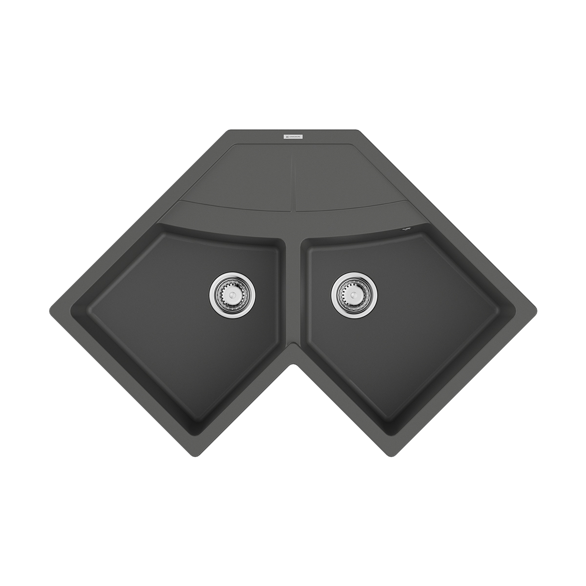 Изображение товара Мойка накладная Omoikiri Sumi 83C-PL темно-серая 10,2x83x19, искусственный гранит