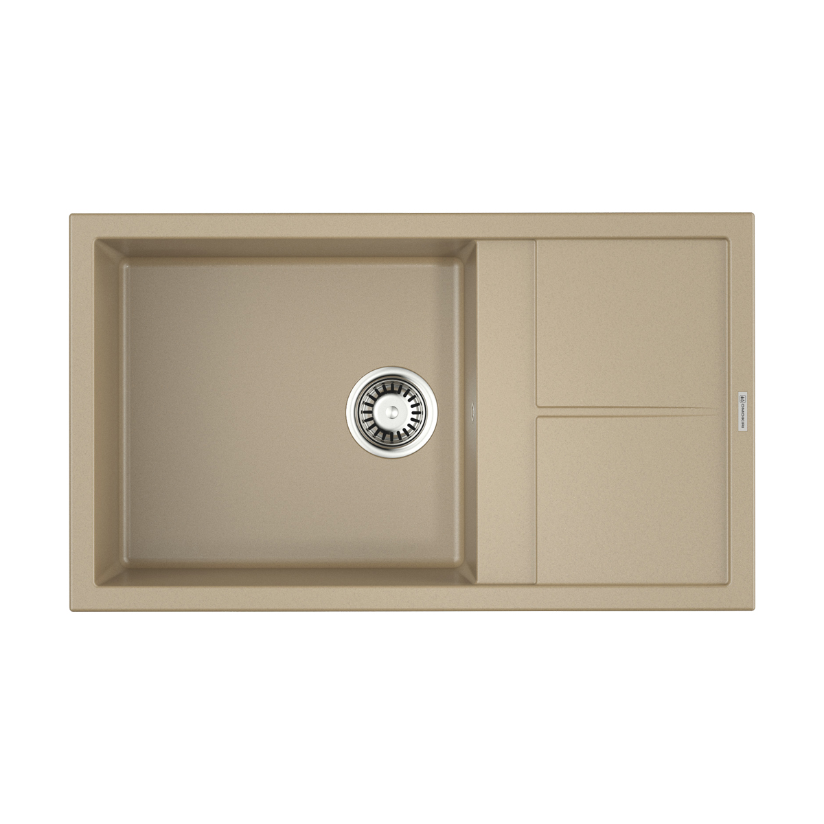 Изображение товара Мойка накладная Omoikiri Sumi 86-SA бежевая 86x50x20