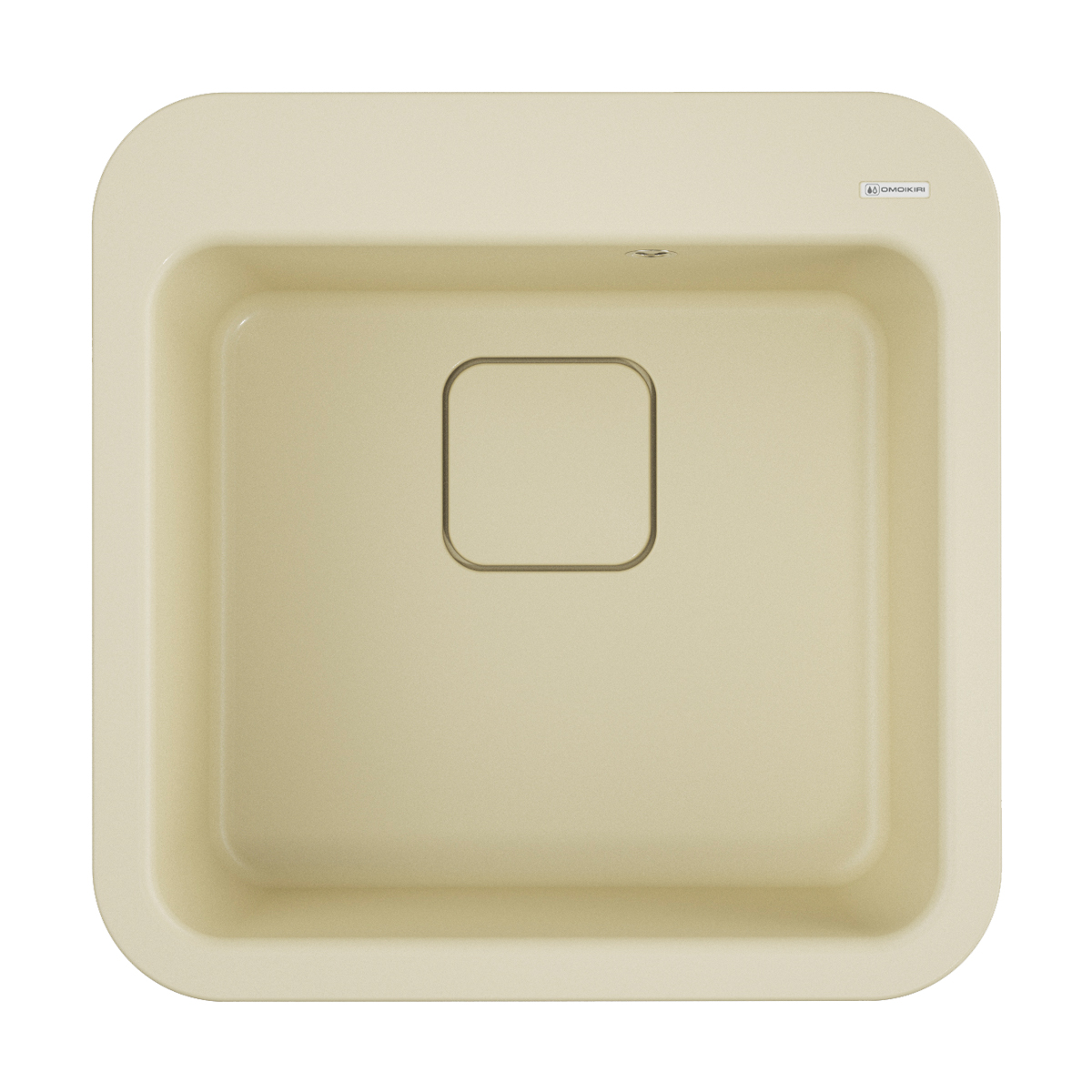 Изображение товара Мойка накладная Omoikiri Tasogare 51-BE бежевая 51x51x19