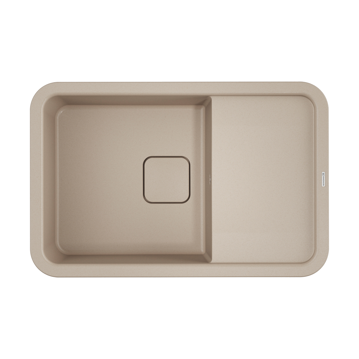 Изображение товара Мойка накладная Omoikiri Tasogare 78-SA бежевая 78x51x19