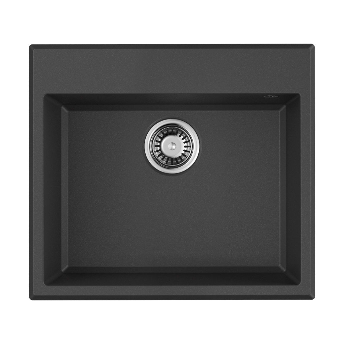Изображение товара Мойка накладная Omoikiri Tedori 57-BL черная 57x51x20, искусственный гранит