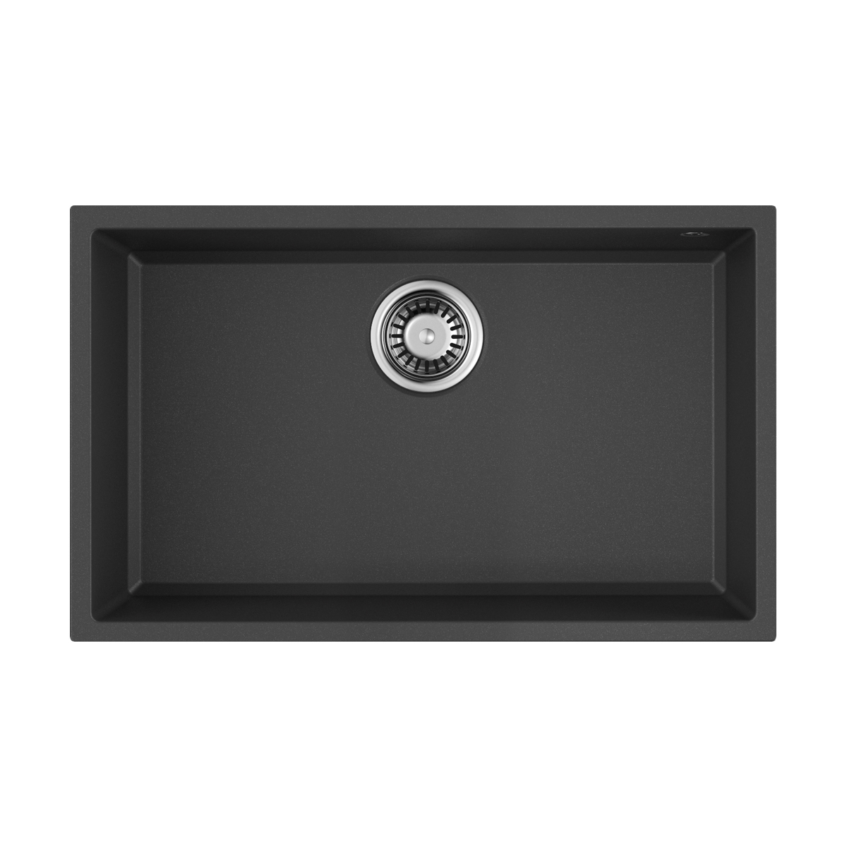 Изображение товара Мойка подстольная Omoikiri Tedori 66-U-BL черная 66x42x20 из искусственного гранита