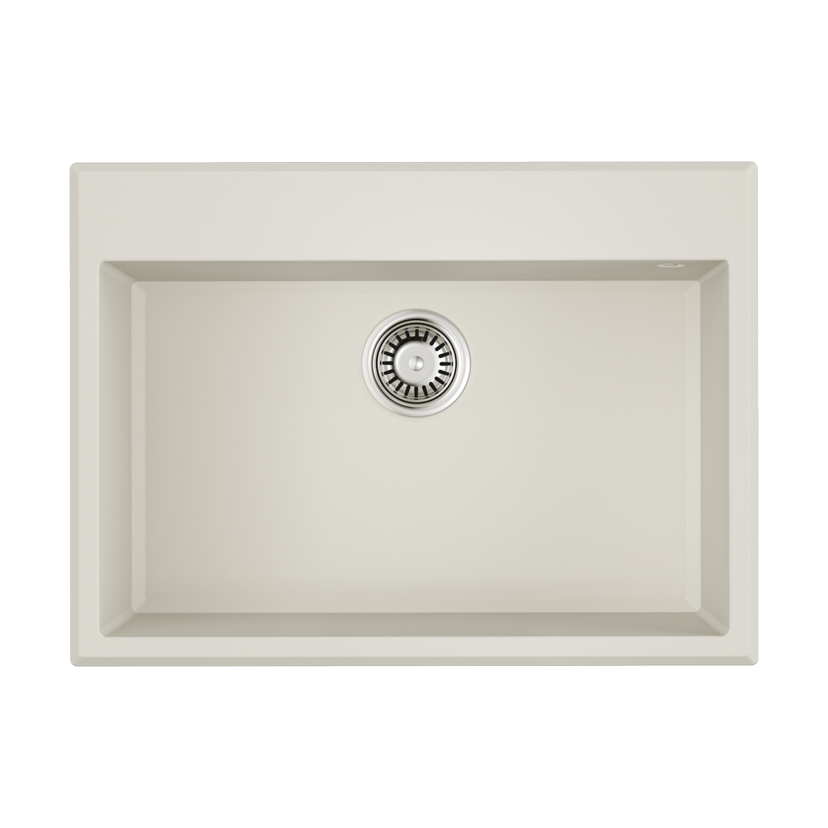 Изображение товара Мойка накладная Omoikiri Tedori 68-WH из искусственного гранита 68x50 см