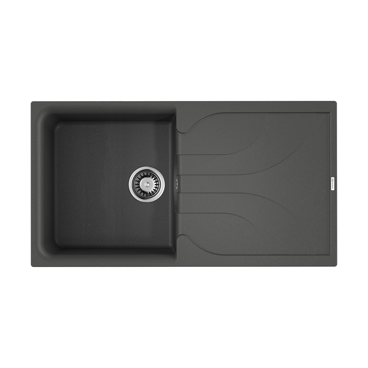 Изображение товара Мойка накладная Omoikiri Yasugata 100-PL темно-серая 10x50x21