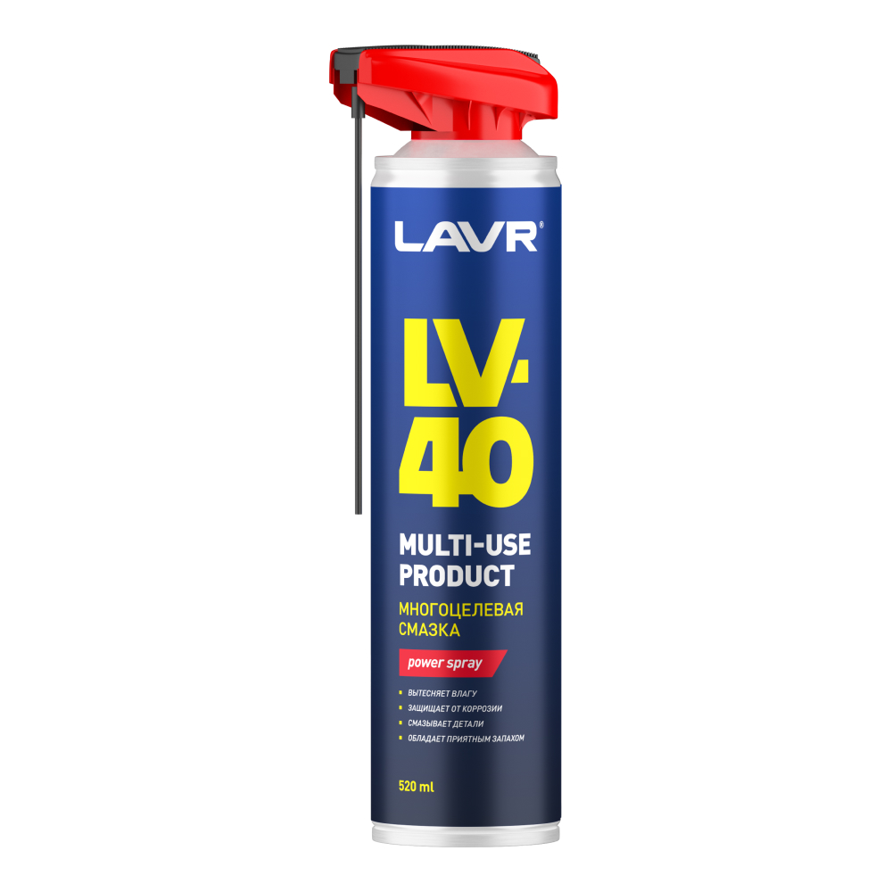 Изображение товара Смазка многоцелевая LAVR LV-40, 520 мл