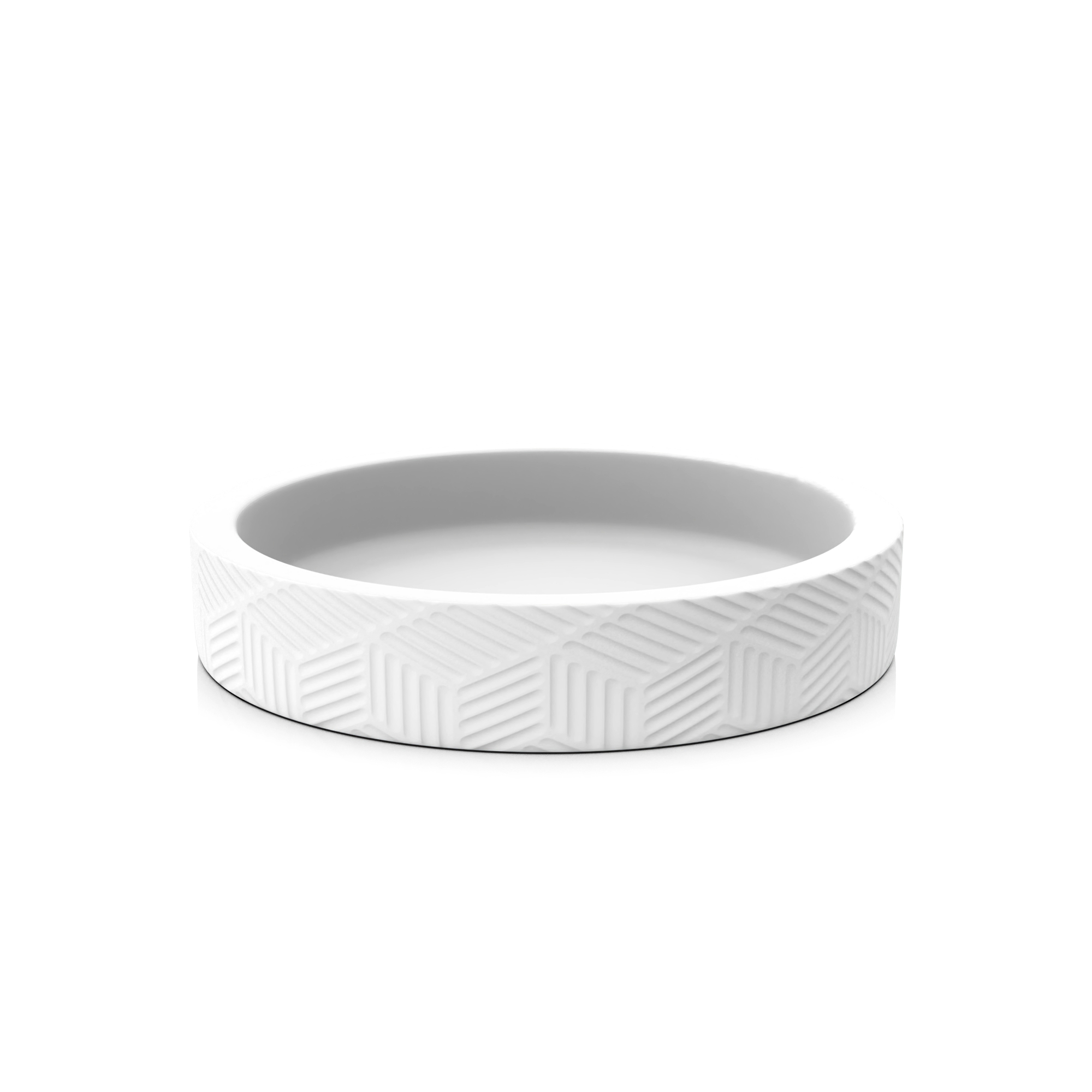 Мыльницы Fora Мыльница настольная DELICATE WHITE полирезин