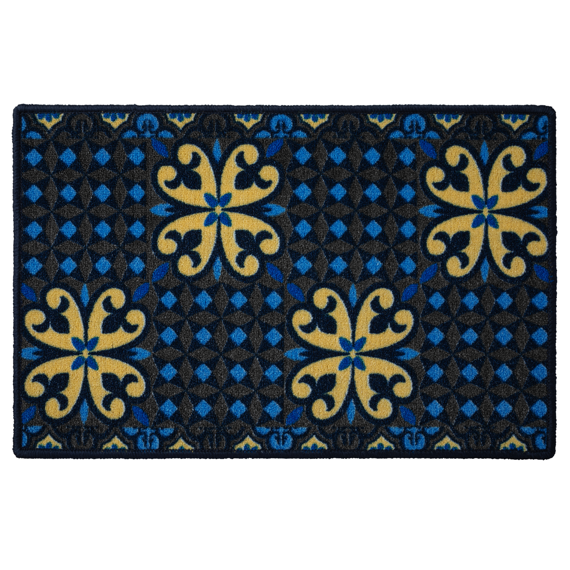 Изображение товара Коврики Мирано 40х60х7 см синий - идеальное решение для грязезащиты