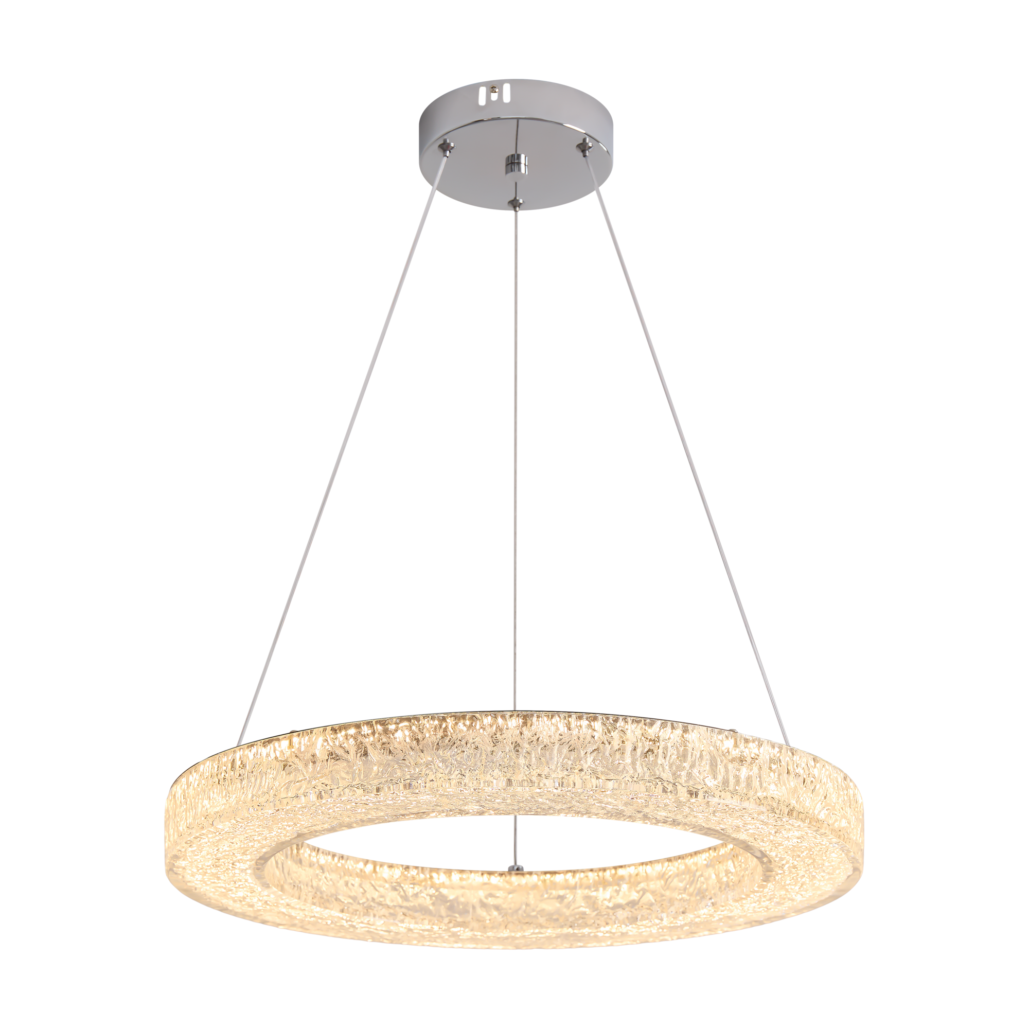 Изображение товара Подвесной светильник Freya Michelle LED 73Вт хром современный дизайн