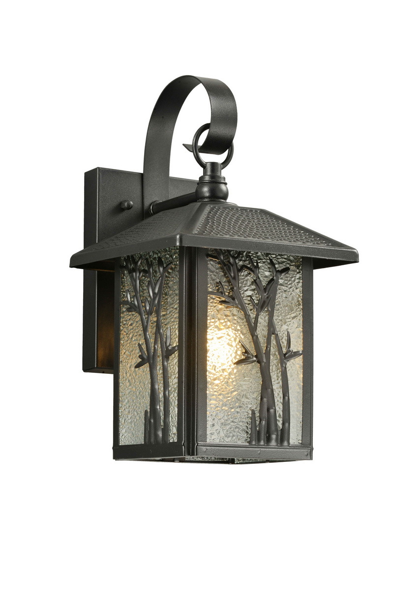 Изображение товара Бра подвесной Voltega Saga 01В, черный металл, IP54, 1xE27