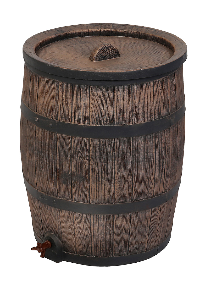 Изображение товара Бочка бочонок RAINBARREL 54х68 см 120л из пластика коричневая