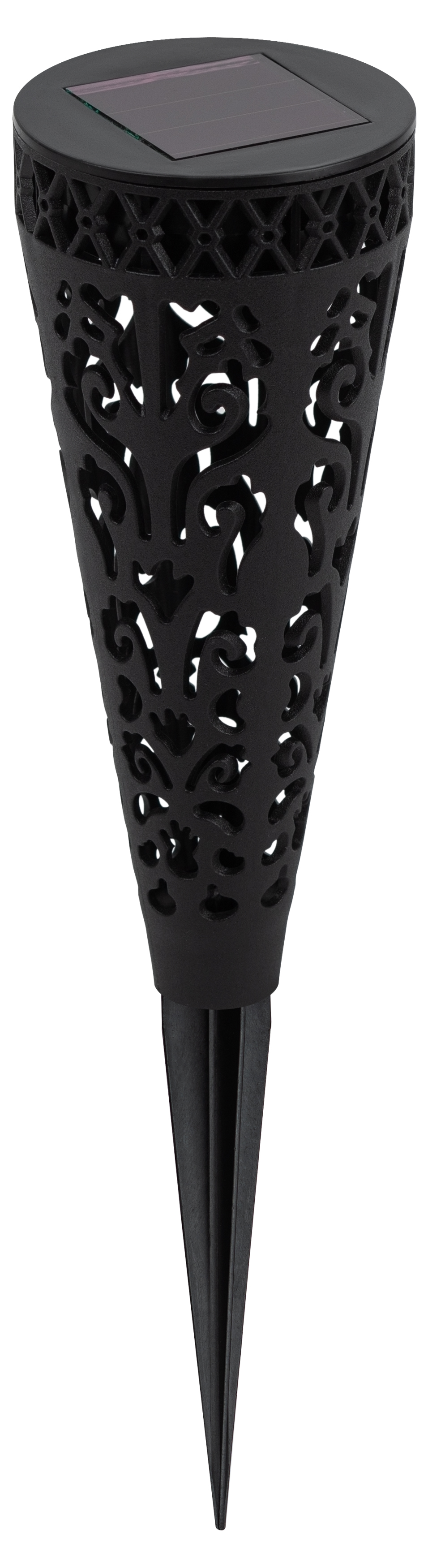 Изображение товара Садовый светильник на солнечной батарее ЭРА 29см LED черный для ландшафтного освещения