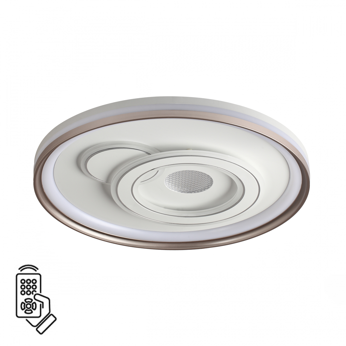 Изображение товара Светильник Lumion Piko Gemini LED 85Вт 3000-6500K потолочная люстра белый IP20 пульт