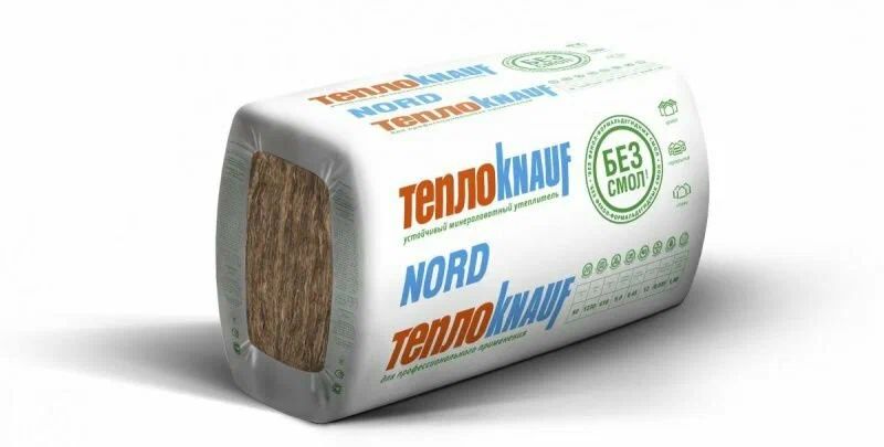 Изображение товара Утеплитель Knauf Nord 50х600х1250 мм 9 м2, экструдированный теплоизоляционный материал
