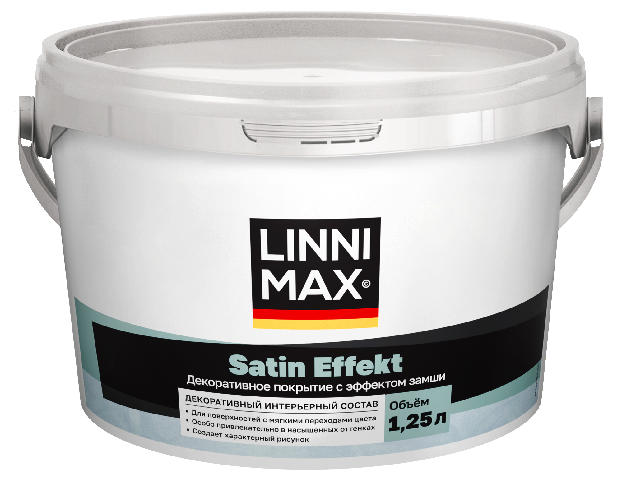 Изображение товара Декоративное интерьерное покрытие с эффектом замши LINNIMAX Satin Effect 1,25 л