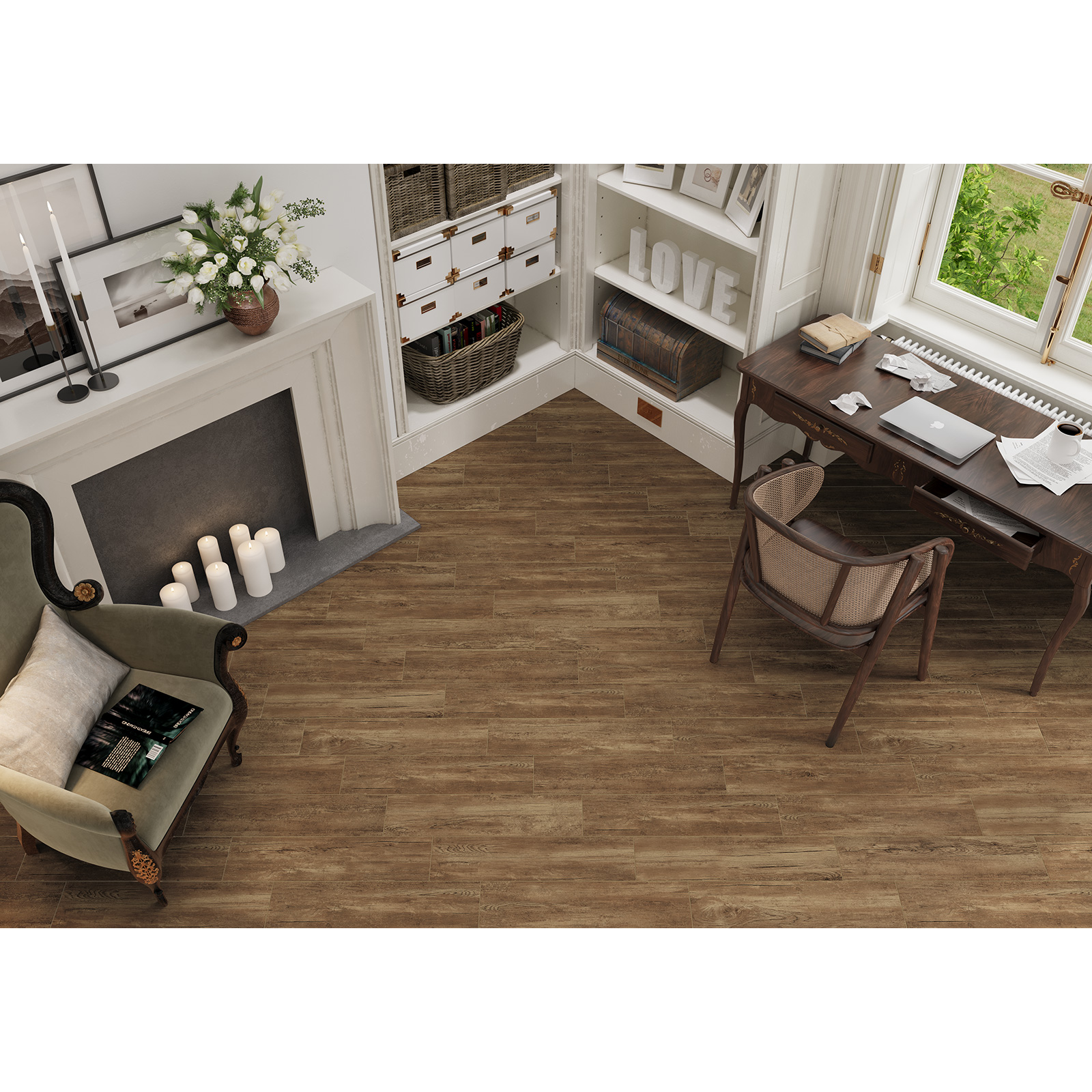 Изображение товара Керамогранит New Trend Chalet Brown 15,1х60,1 см 1,82 м²