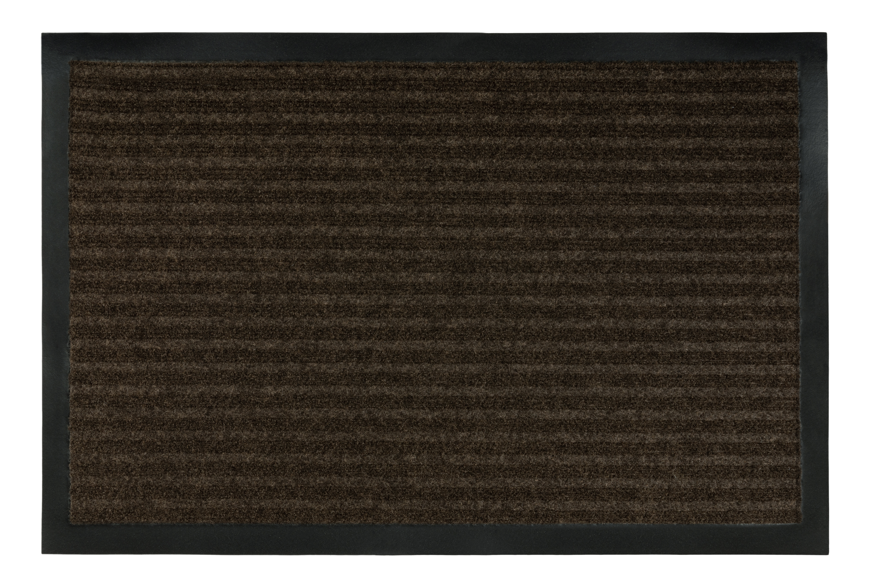 Изображение товара Коврик придверный ТЕХНО коричневый 0.80*1.20 грязезащитный для входа