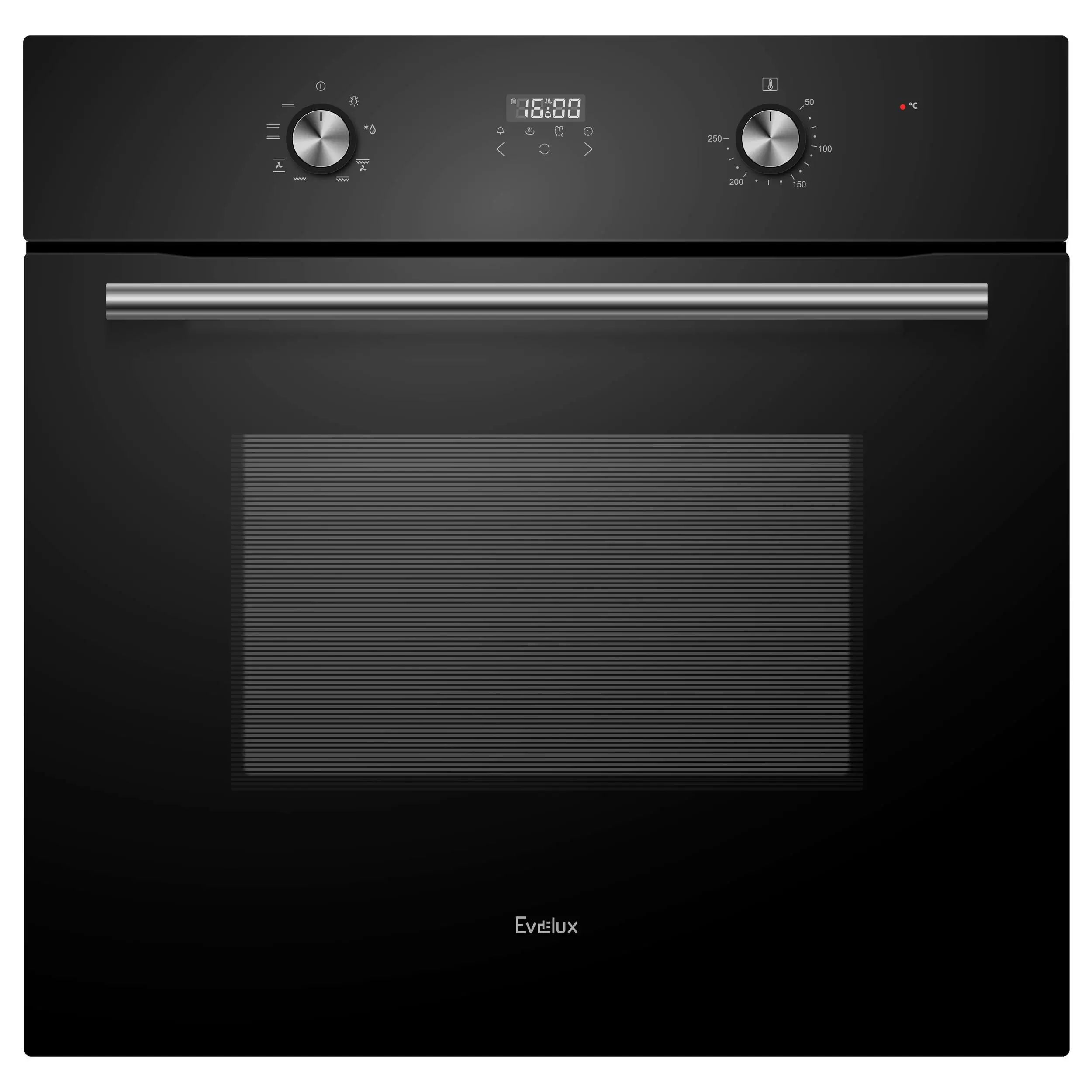 Изображение товара Духовой шкаф EVELUX EO 630 PB черный с объемом 70 л