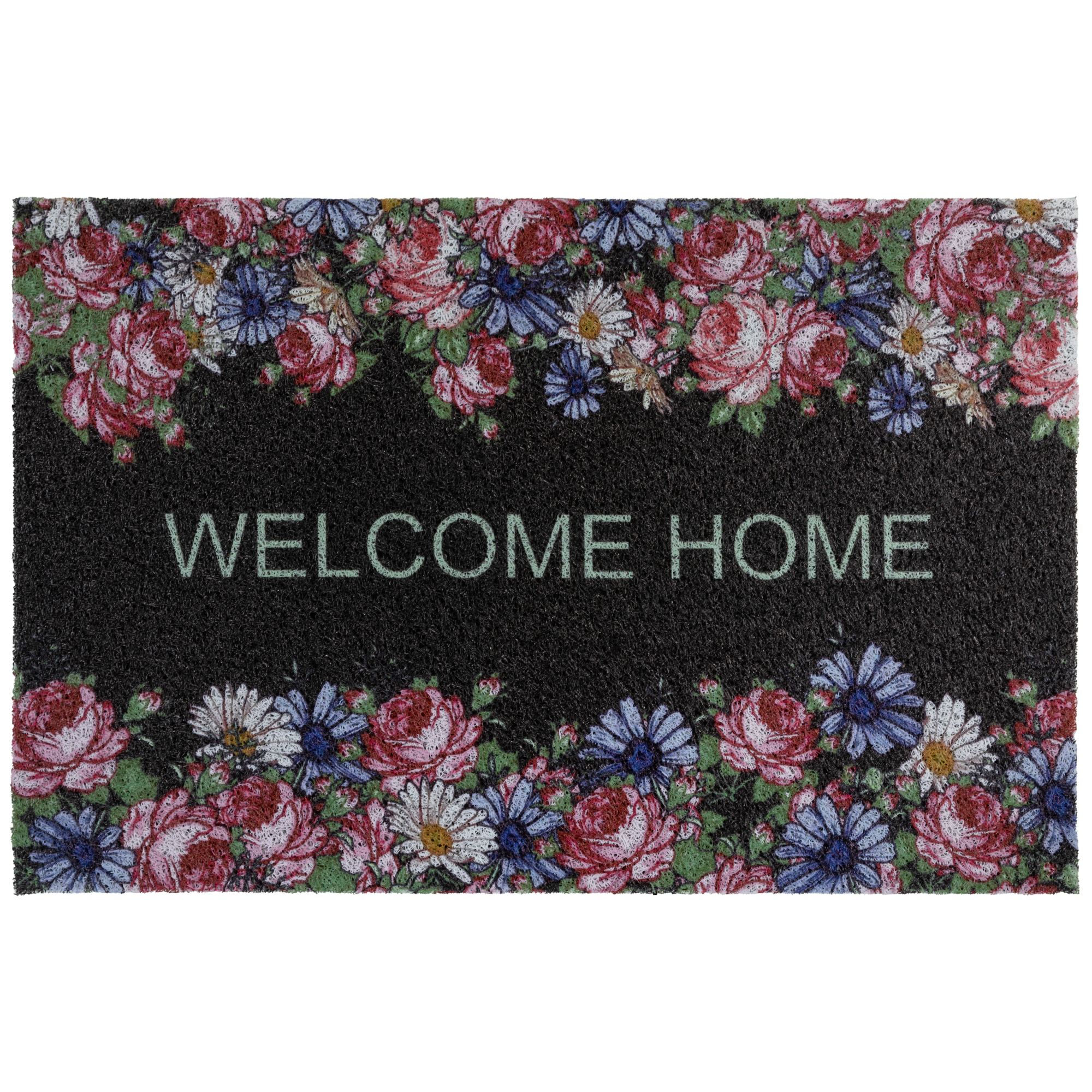 Изображение товара Коврик придверный ПВХ DABAR 50*80 Цветы Welcome