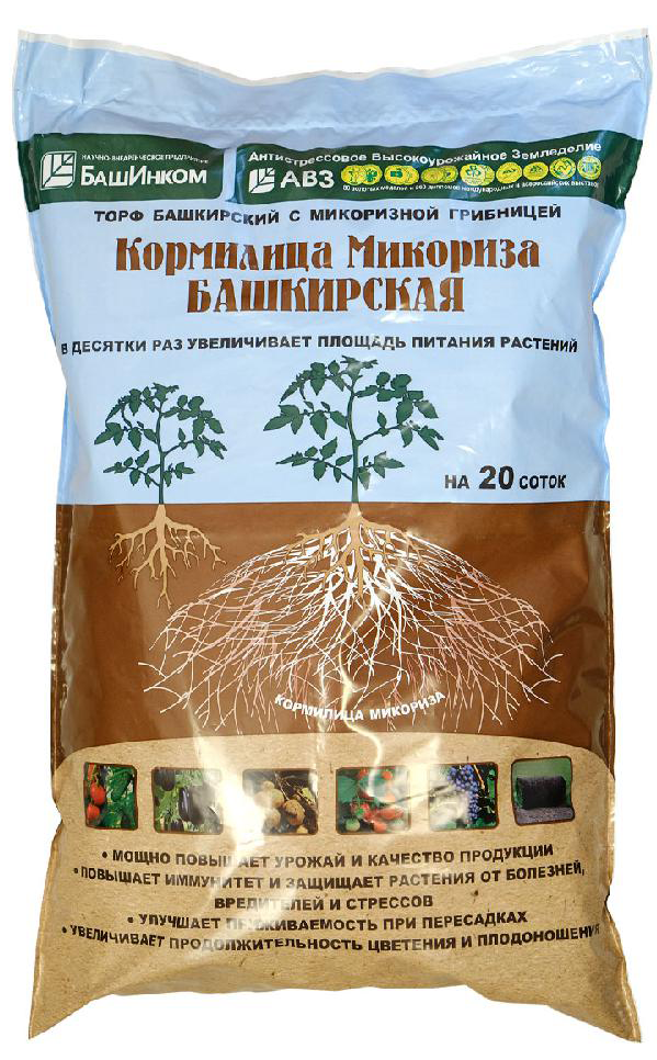 Изображение товара Биопрепарат Кормилица Микориза 10л для роста и укрепления растений