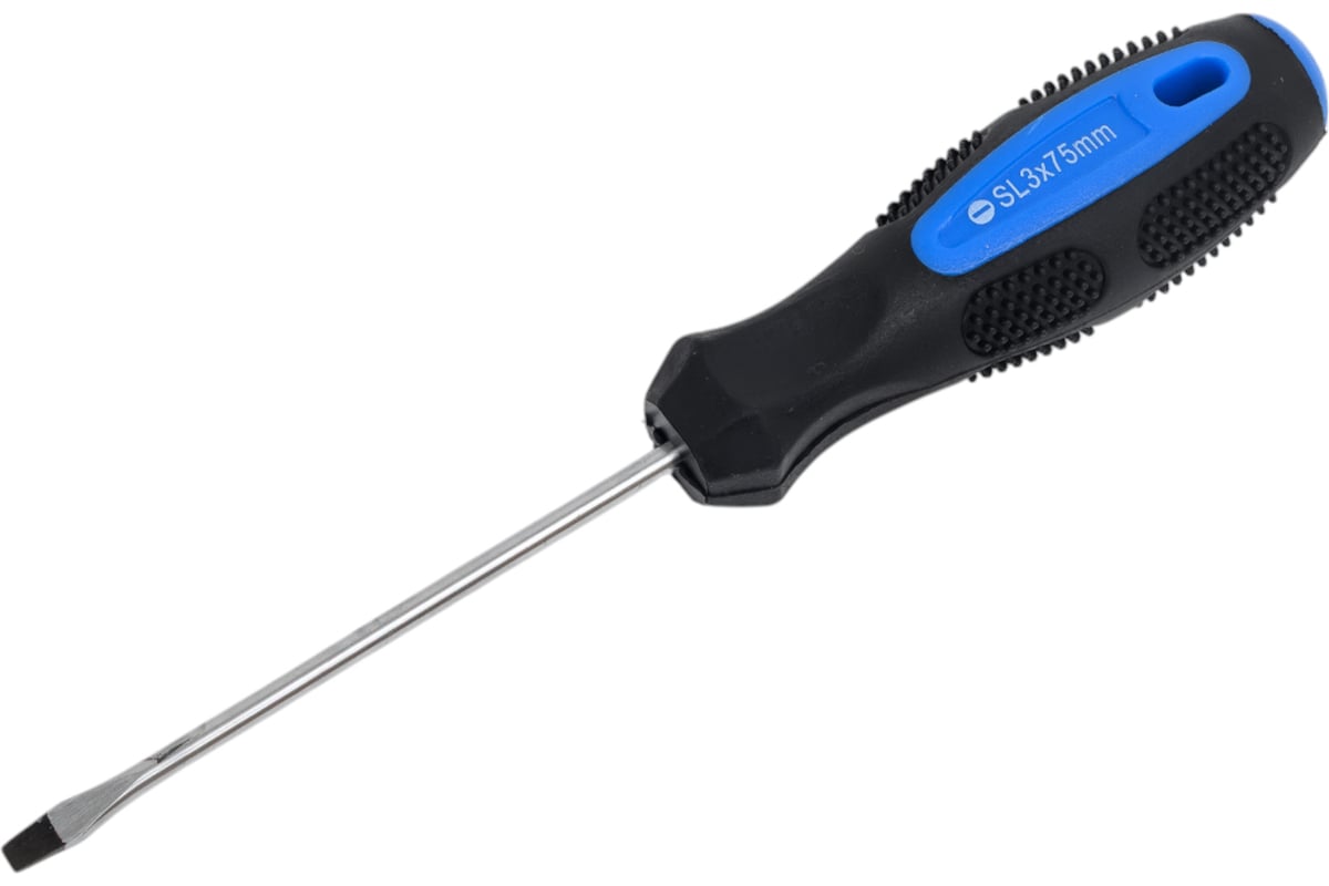 Изображение товара Отвертка шлицевая vertextools 3x75 0051-3-75