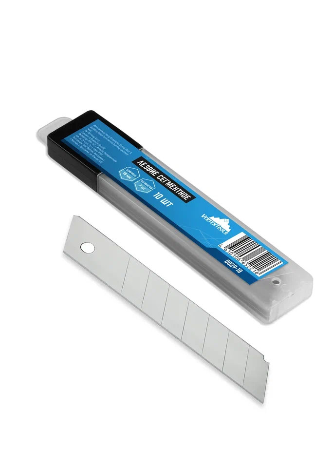 Изображение товара Лезвия (10 шт; 18 мм) VERTEXTOOLS 0029-18