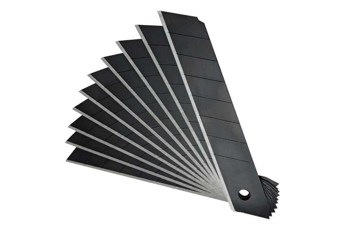 Изображение товара Лезвия каленые сегментированные 18 мм 10 шт VERTEXTOOLS