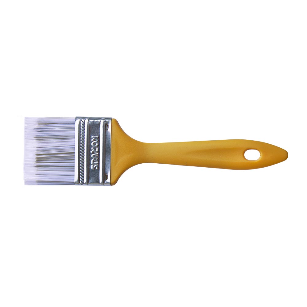 Изображение товара Кисть плоская Хобби 50мм синтетическая щетина пластиковая рукоятка