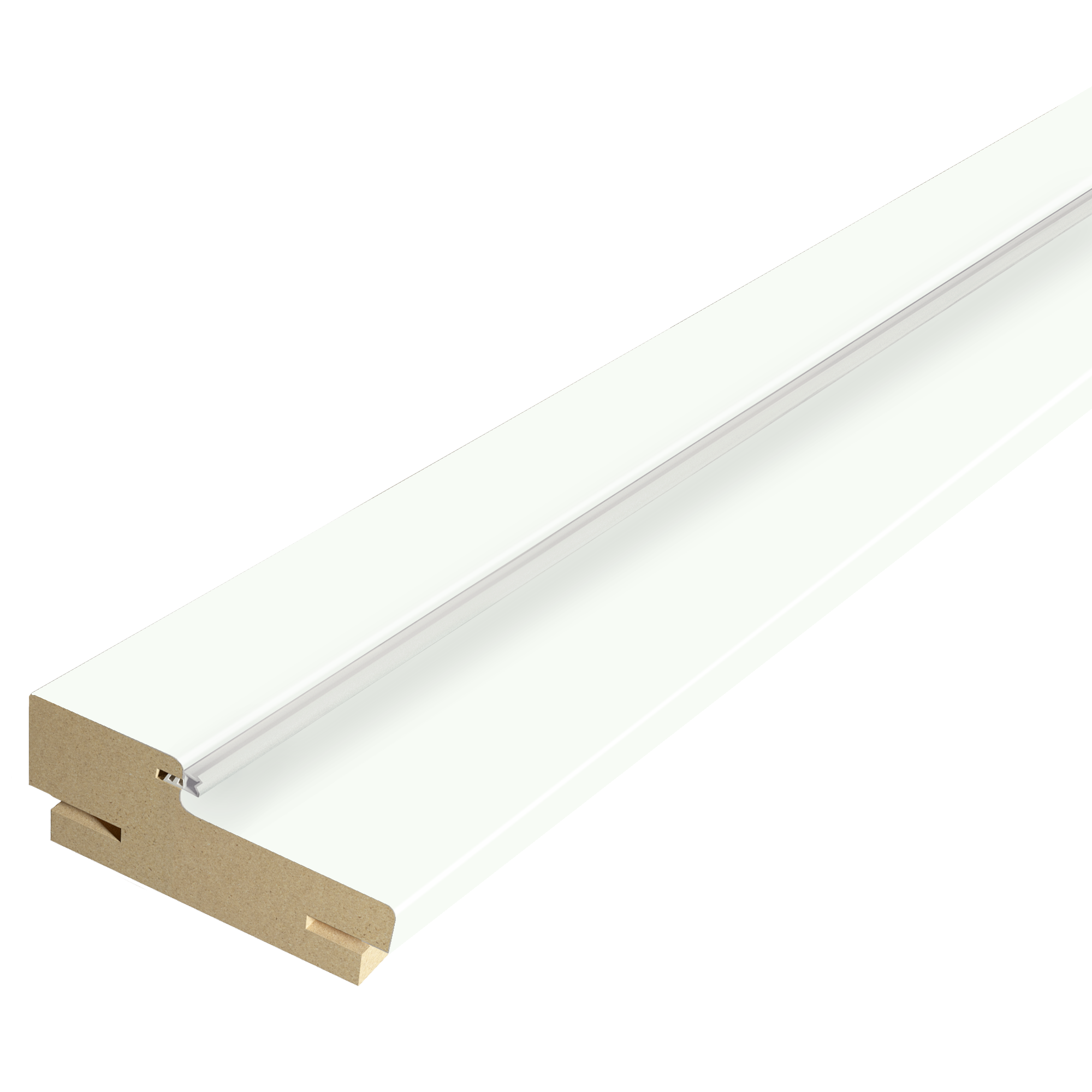 Изображение товара Коробка 80х38x2400 Emalux телескоп белый опал