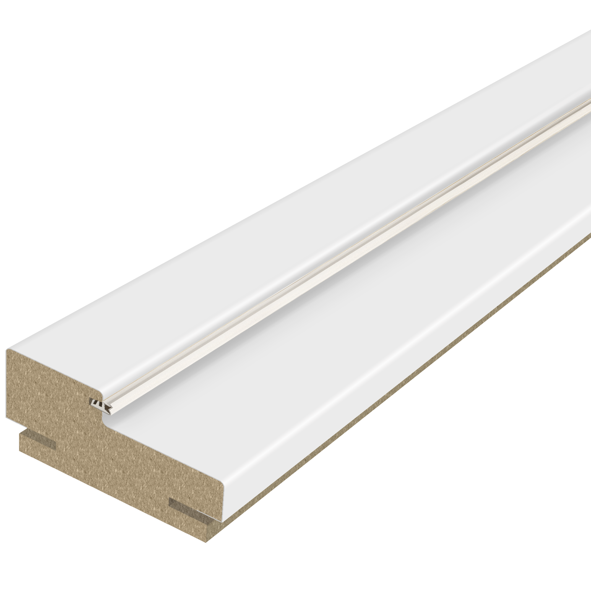 Изображение товара Коробка 80х38x2400 эмаль телескоп белый