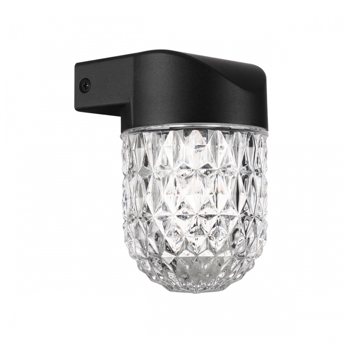 Изображение товара Светильник ландшафтный настенный STREET ESTIMA, LED 7W, 4000K, IP65, 12,9Х8,0Х9,6 см, черный