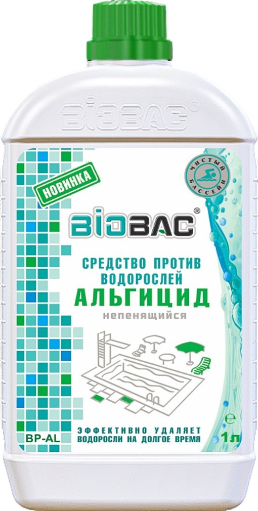 Изображение товара Средство против водорослей альгицид непенящийся BP-AL 1 л