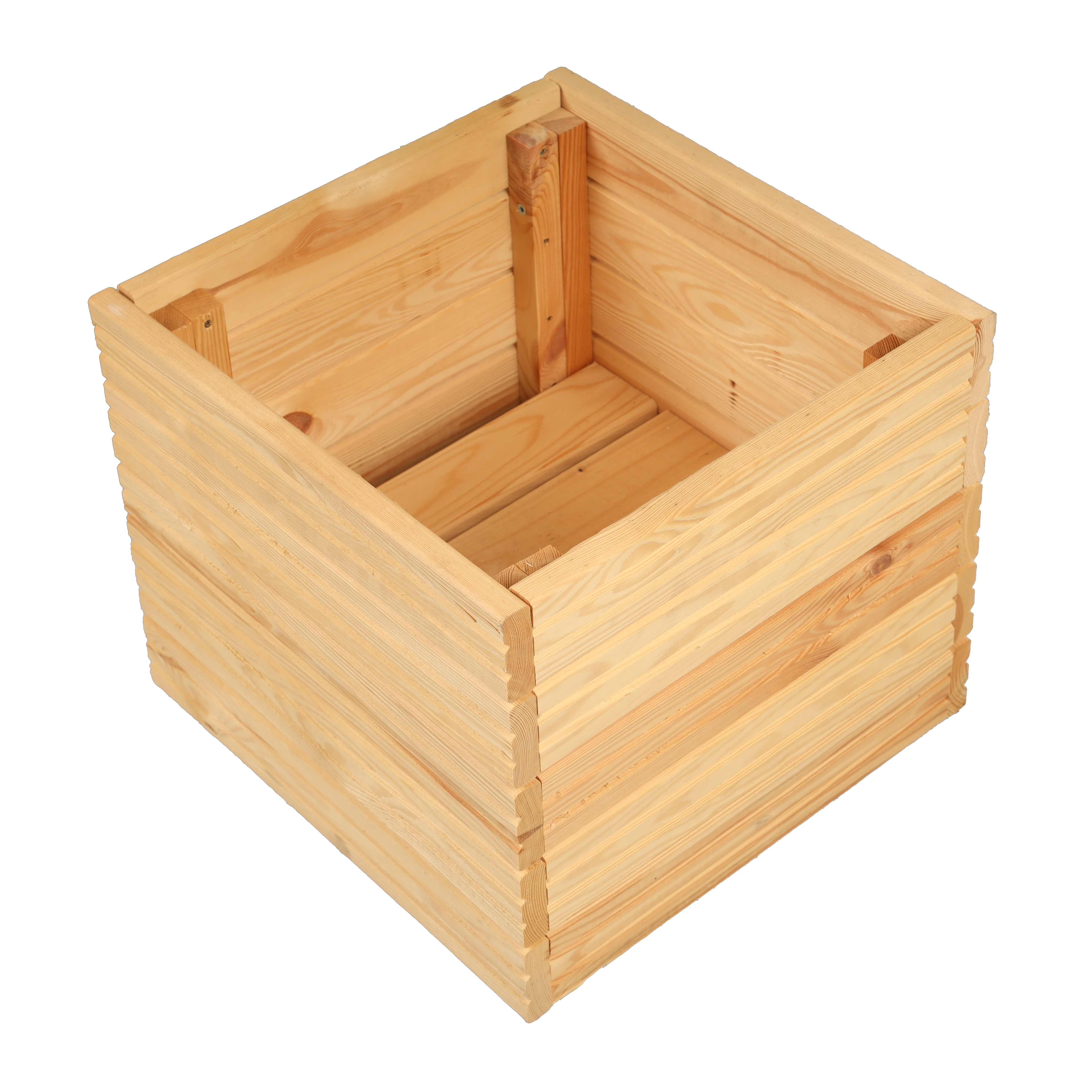 Изображение товара Кашпо 1 секция DYATEL 40х40х37 см сосна 